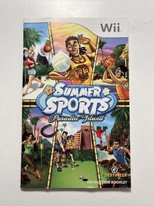 Summer Sports Paradise Island for Nintendo Wii - Authentic Manual Only! - Picture 1 of 2