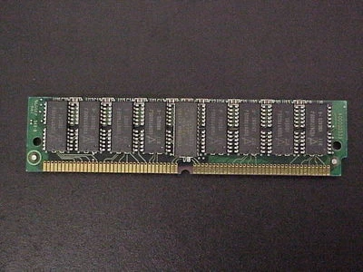 PNY 32MB  8x36-60  FPM  Gold Tipped 72Pin SIMM    - Image 1 of 3
