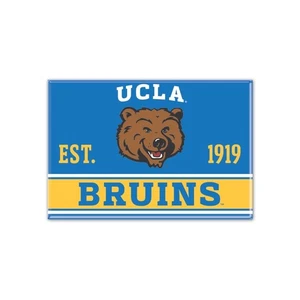 DOS (2) UCLA BRUINS, IMANES METÁLICOS DE 2,5" X 3,5" DE WINCRAFT - Imagen 1 de 2