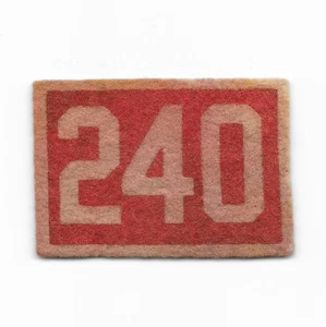 Tropa Número 240 1921-1926 Fieltro Serigrafiado Boy Scouts of America BSA - Imagen 1 de 2