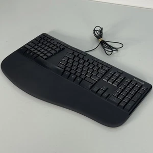 Microsoft Ergonomic Keyboard Wired USB Model 1878 Tested Working *Read* - Picture 1 of 24