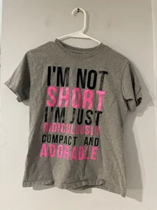 Girls Fruit Of The Loom Short Sleeve Shirt Size Large (10-12) - Picture 1 of 3