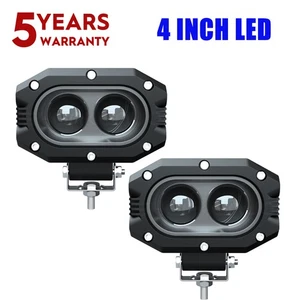 Barra de luz de trabajo LED de 4 pulgadas haz de inundación puntual para Can-am Polaris RZR ATV UTV - Imagen 1 de 14