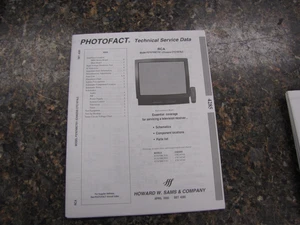 Sams Photofact 4285 Technical Service Manual for RCA F27676BCYX1, F25675BCYX1 - Picture 1 of 2