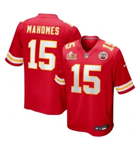 Patrick Mahomes Kansas City Chiefs Nike Super Bowl LIX Game Jersey - Red - L - Picture 1 of 2
