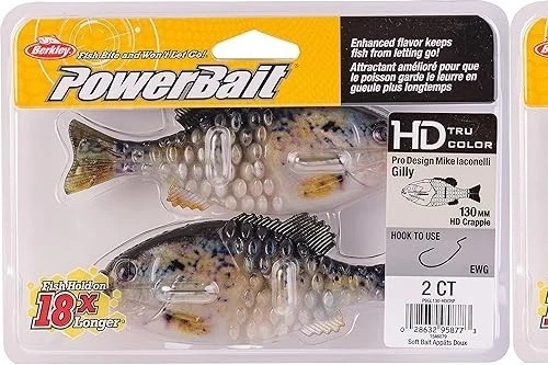 Berkley PowerBait Gilly Soft Bait - Watermelon Candy Color, 130mm (5.1 Inch) Fishing Lure For Freshwater & Saltwater - View #8