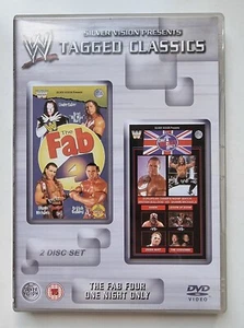 WWE Tagged Classics The Fab Four & One Night Only 2 Disc Set WWF RARE Region 2 - Picture 1 of 7