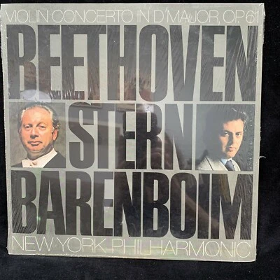 ISAAC STERN violin - BEETHOVEN Concerto - CBS SONY JAPAN QUAD ST LP in shrink - Image 1 of 4