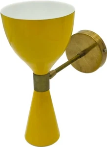 Stylish New Modern Yellow Color Wall Light Lamp For Home , Office - Picture 1 of 6