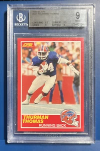 1989 Score Thurman Thomas Rookie BGS 9 Mint RC - Bild 1 von 6