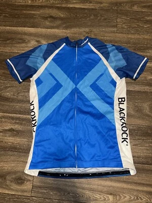 Camiseta Jakroo Ciclismo Feminina XXL Blackrock Azul Zíper Completo #Q - Imagem 1 de 4