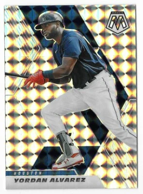 Yordan Alvarez 2021 Panini Mosaic Silver Prizm #46 Houston Astros Parallel MLB - Image 1 of 2