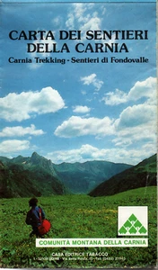 mx12 CARTA DEI SENTIERI DELLA CARNIA - Trekking - Fondovalle - Ed. Tabacco - Foto 1 di 2