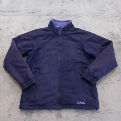 Cabela's Softshell куртка женщин средний фиолетовый флис с подкладкой - Изображение 1 из 4