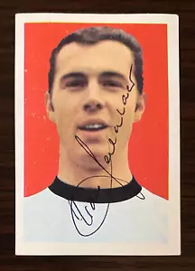 1970 Franz Beckenbauer Auto FKS World Cup Gala Sticker Germany Card Autograph - Picture 1 of 13