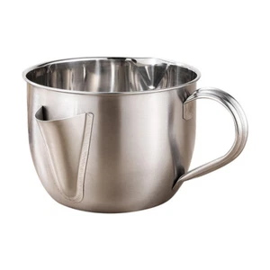 Stainless Steel Soup Fat Oil Separator Ladle Skimmer Filter Stainless Steel Bowl - Picture 1 of 12