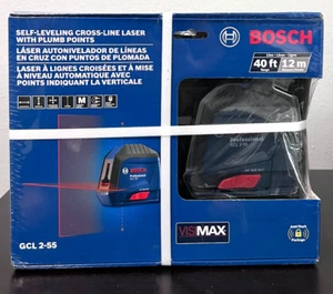 Bosch GCL2-55 livello laser trasversale per interni autolivellante 40 piedi *NUOVO* - Foto 1 di 2