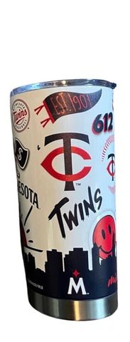 Minnesota Twins Native Print 20 Ounce Tumbler “NEW” Cover