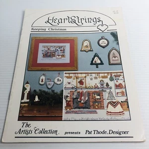 Keeping Christmas Heartstrings Cross Stitch Artists Collection #AC 37 VTG 1988 - Picture 1 of 8