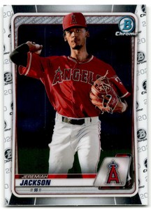 2020 Bowman Draft #BD-169 Jeremiah Jackson Chrome