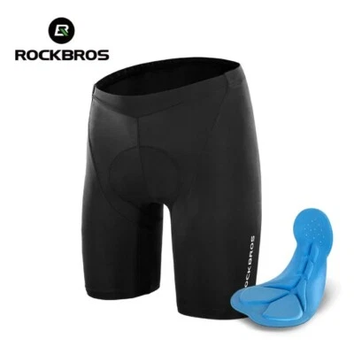 ROCKBROS Men’s Cycling Shorts Padded Quick-Dry Riding Tight Pants Bike Shorts - Image 1 of 4