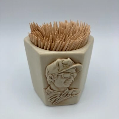 Керамический держатель для зубочистки с тиснением Jeff Gordon дробовое стекло свеча 1997 NASCAR #24 - Изображение 1 из 4