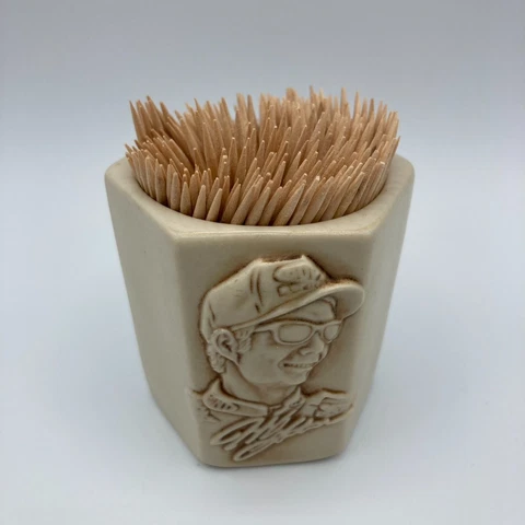 Jeff Gordon Embossed Ceramic Toothpick Holder Shot Glass Candle 1997 NASCAR #24 Cover