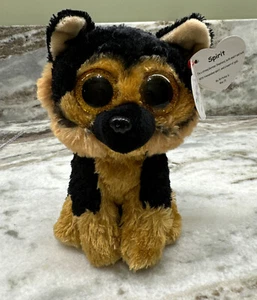 2020 TY Beanie Boos 6" SPIRIT German Shepherd Dog Stuffed Animal Toy Plush - Picture 1 of 4