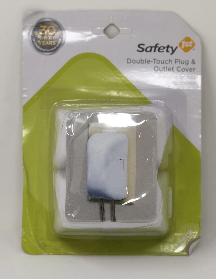 Safety 1st 10404 Double-Touch Plug 'N Outlet Covers