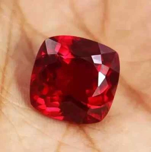 Natural Red Ruby 5.20 Ct Burma Cushion Cut Certified Rare Loose Gemstone + Gift - Picture 1 of 8