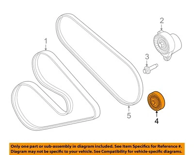 FORD OEM 17-23 Expedition Cooling Belts Pulleys-Idler Pulley HL3Z8678A - Image 1 of 2