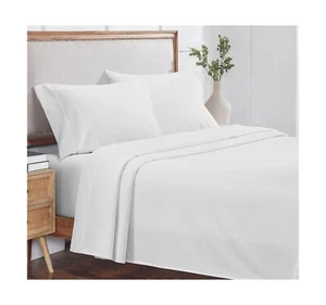 4Pc California King Size Sheet Set, 100% Organic Cotton Sheet Set, 800 Thread... - Picture 1 of 9