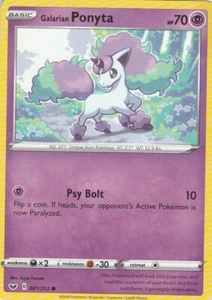 Ponyta 81/202 Pokemon Sword & Shield - Picture 1 of 2