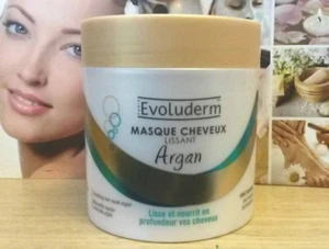 100% Genuine EVOLUDERM Paris ARGAN Smoothing Hair Mask in Argan Oil 500ML - Imagen 1 de 1