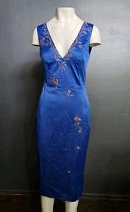 💥SPLENDIDO ABITO DA SERA MANDALAY Y2K Julian Joyce impreziosito BLU REALE 6 - Foto 1 di 17