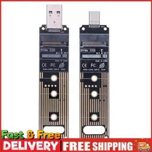 M.2 NVMe SSD To USB 3.1 Gen 2 Converter Adapters Support UASP TRIM for M2 Nvme ~ - Afbeelding 1 van 13