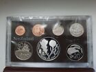 New Zealand 1981 7 Coin Proof Year Set With Silver Royal Visit Dollar   Sealed