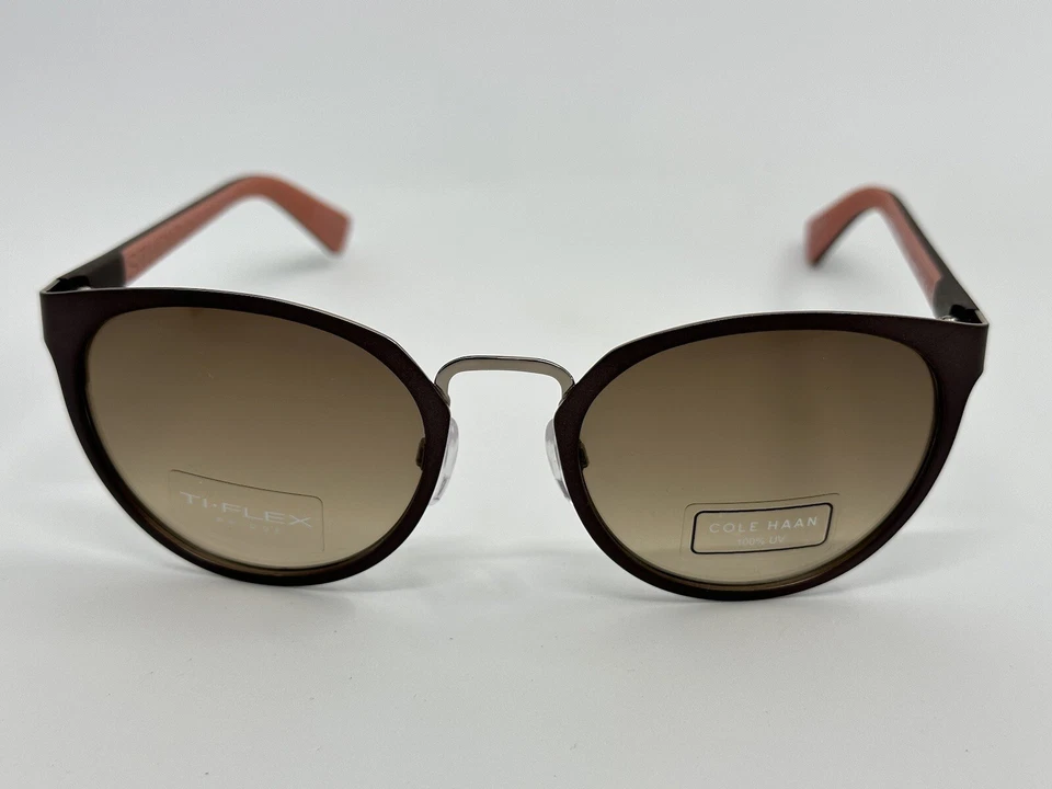 NEW Cole Haan CH7031 210 Brown 51.20.135 Studiøgrand Women’s 100% UV Sunglasses - Image 1 of 4