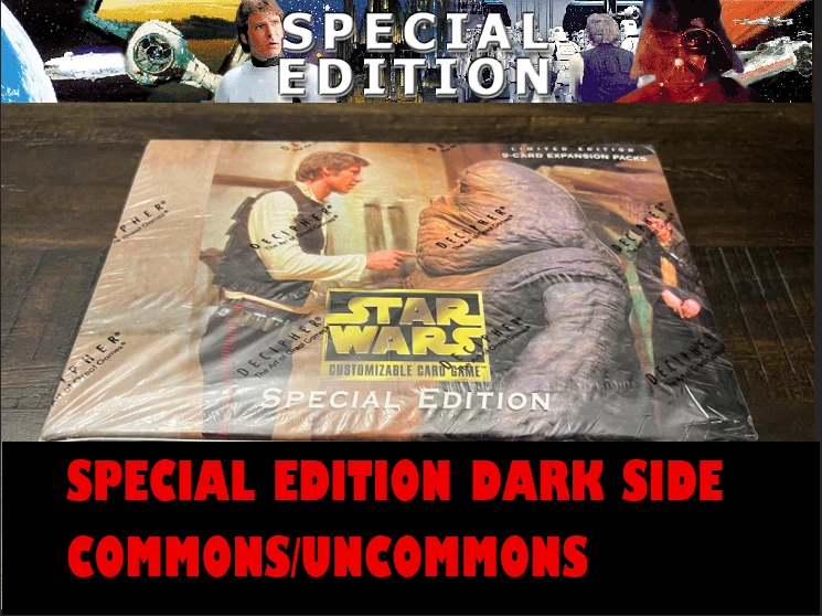 Star Wars CCG - Edición Especial - BB C/U/F DS Dark Side DS Singles - Tú eliges Foto 1 de 1