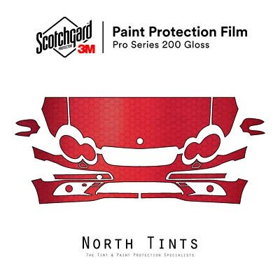 Mercedes Benz CLK550 2007-2008 3M PRO PreCorte Pintura Protección Transparente Sujetador Kit PPF Foto 1 de 4