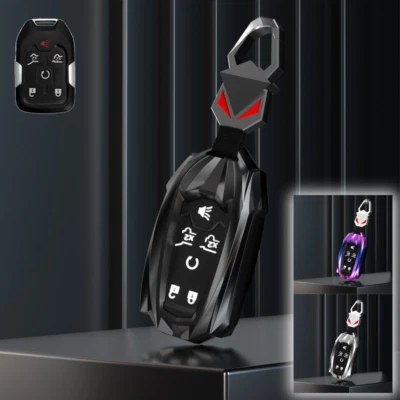 Funda de aleación de silicona para llavero de coche para Chevrolet Suburban Tahoe para GMC Yukon Foto 1 de 4