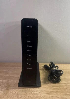 Technicolor TC8305C Xfinity Black WiFi Dual Band Wireless Cable Modem With Cord - Image 1 of 2