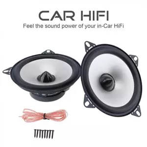 2Pcs 4 Inch 2 Way Car Coaxial Vehicle Door Auto Audio Music Stereo Hifi Speakers - Picture 1 of 12