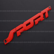 Red Car Metal 3D SPORT Logo Emblem Badge Sticker Trunk Fender Decal  Accessories
