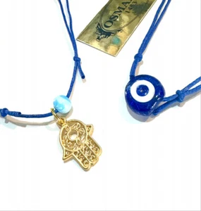 Nazar Amulett Boncuk Kette Blaues Auge Anhänger OSMANLI Türkiye GÖZ K302 - Bild 1 von 16