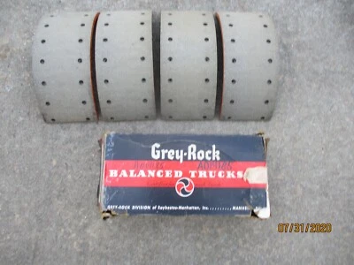 FORROS DE FREIO TRASEIRO 1953 1954 modelos internacionais R200 R201 R202 R205 BT1255D - Imagem 1 de 4