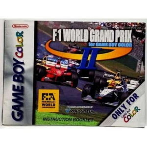 (Manual Only) F1 World Grand Prix II Nintendo Game Boy Color Authentic - Picture 1 of 2
