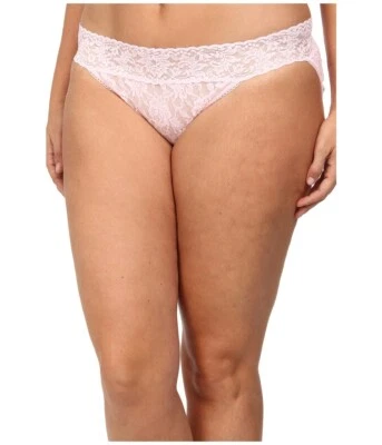 Hanky Panky 169091 Womens Mid Rise Lace Bikini Plus Size Bliss Pink Size 2X - Image 1 of 2