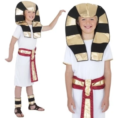 Childs Fancy Dress Egyptian Pharaoh Costume Boys Egyptian King by Smiffys — 第 1/4 张图片