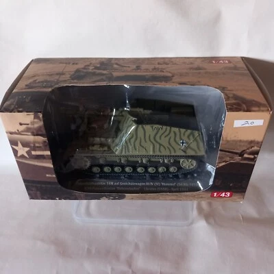 ​20-Tank Panzer Sd.kfz. 165 Hummel (Germany) Ukraine 1944 1/43 Altaya - Immagine 1 di 3